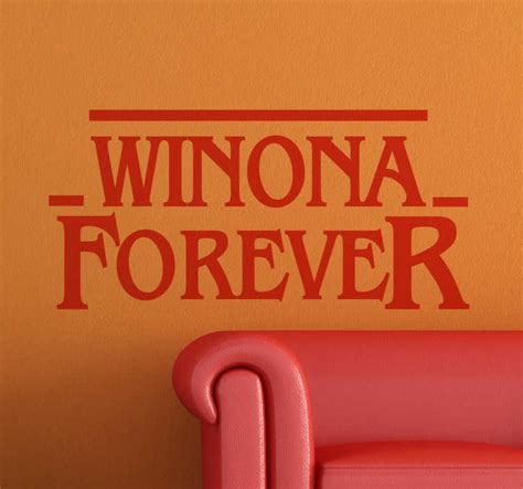 Winona Forever Wall Sticker - TenStickers