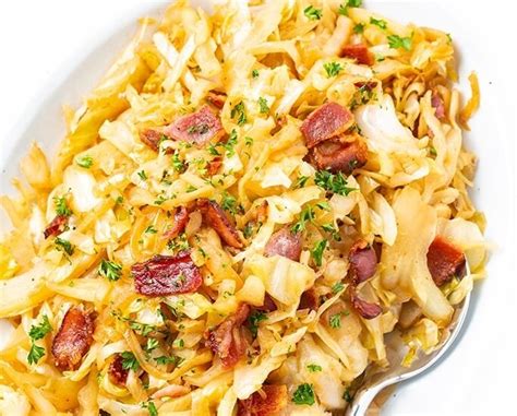 Keto Low Carb Fried Cabbage Recipe With Bacon – Ketogenic.cookingpoint.net