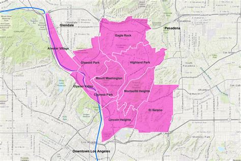 NELA Community Map. The ten communities of Northeast Los Angeles, NELA ...