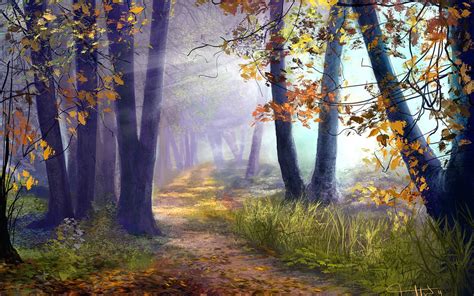 Image result for acrylic painting forest path | Peinture paysage, Comment peindre, Photographie ...