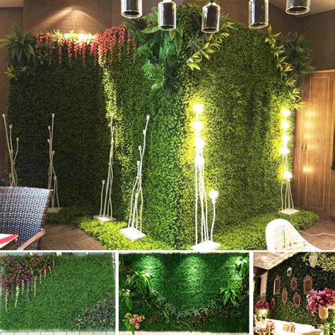 40cm x 60cm Simulation Of Plastic Green Artificial Grass Lawn For Plant ...