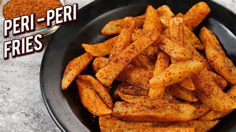 Peri Peri French Fries Recipe - Homemade Peri Peri Masala For Fries - Potato Snack … | French ...