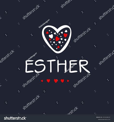 56 Esther name Images, Stock Photos & Vectors | Shutterstock