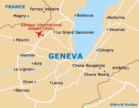 Map of Geneva | Tessin