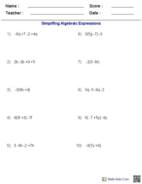 Printables. Advanced Algebra Worksheets With Answers. Tempojs Thousands of Printable Activities