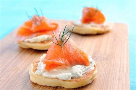 Smoked Salmon Blinis with Tartar Sauce Recipe - Step To Health