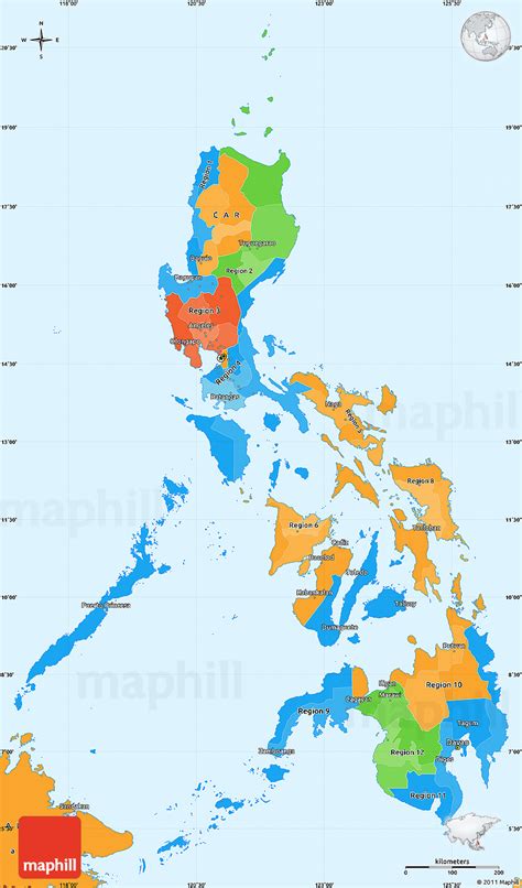 Political Map Of The Philippines – Map Vector