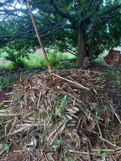 Compost making - Heap method