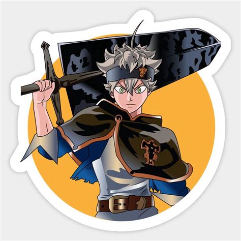 Black Clover | Asta Sticker | Black-clover in 2022 | Clover, Black clover anime, Black