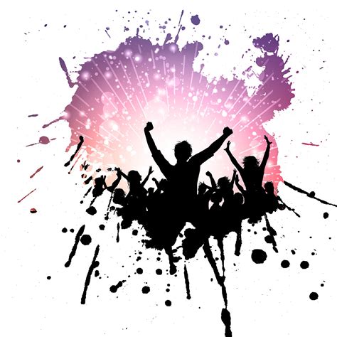 Grunge party crowd background 204404 Vector Art at Vecteezy