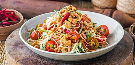 Cambodian Green Papaya Salad Recipe | Recipe Cart