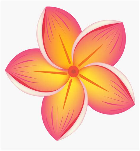 Tropical Flower Png Clipart - Clipart Hawaiian Flowers, Transparent Png , Transparent Png Image ...