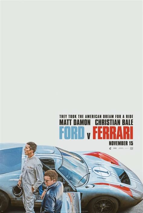 Ford v. Ferrari Movie Poster (#1 of 11) - IMP Awards