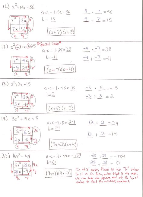 Algebra 2 Solving Quadratic Equations Worksheet Answers — db-excel.com