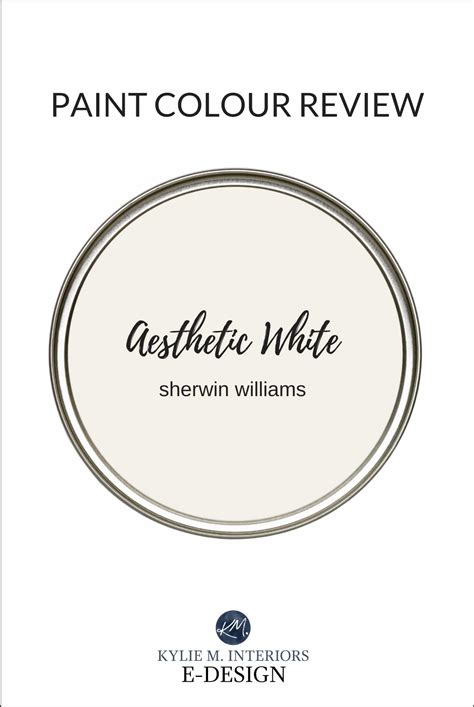 Paint colour review, best off white paint colours, Sherwin Aesthetic White. Kylie M Interiors ...