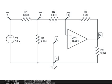 Simulation Project 1 - CircuitLab