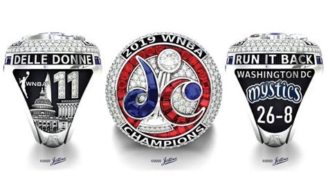 ??MUST SEE?? Mystics got their WNBA Championship rings!!!! 120 Diamonds!!! 2.35 carats ...