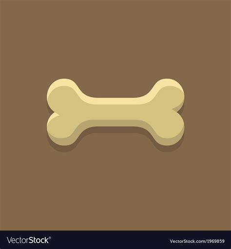 Dog bone cookie Royalty Free Vector Image - VectorStock