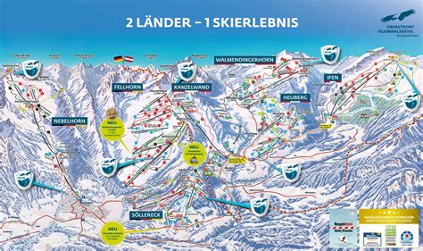 Oberstdorf-Nebelhorn Piste Map / Trail Map