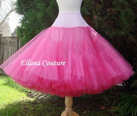 Hot Pink Tea Length Crinoline. MEGA Fullness Petticoat. Available In Other Colors. #2672638 ...