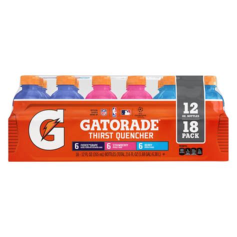 Gatorade Thirst Quencher, Assorted, 18 Pack - Smart & Final