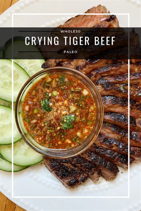 Crying Tiger Beef (Whole30, Paleo) - a dash of dolly