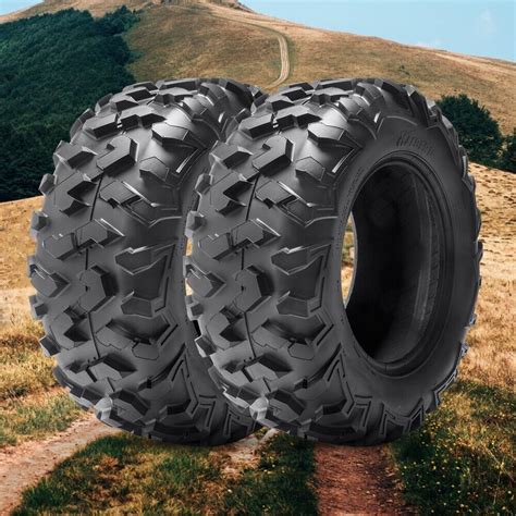 Set Of 2 6Ply 27x9-12 ATV UTV Tires Heavy Duty All Terrain 27x9x12 27x9 ...