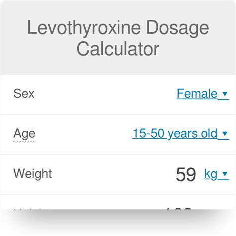 21+ Calculate Levothyroxine Dose - CarlynnColby