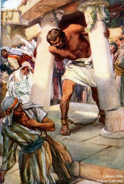 Samson | Bible pictures, Biblical art, Bible illustrations