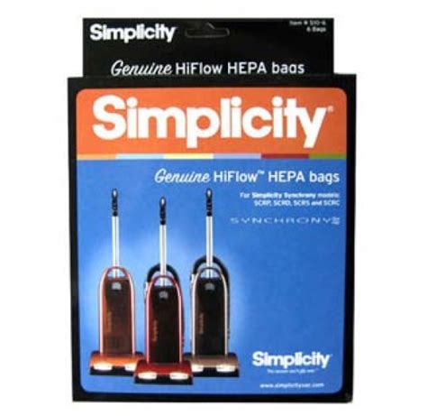 Simplicity Vacuum Bags - Symmetry SMH-6 - Sewing and Vacuum Authority