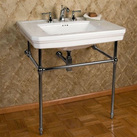 24" Art Deco Undermount Console Sink - Bathroom | Vintage sink