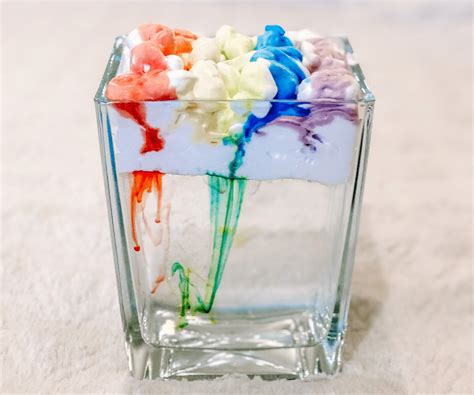 Rainbow Rain Science Experiment - beyond the playroom