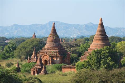 Buddhist Temples Ancient Pagan Kingdom. Bagan. Myanmar Stock Photo ...