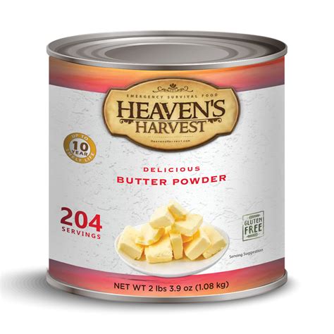 Freeze-Dried Butter, #10 Can – Heaven's Harvest Store