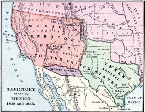 Todos los países (y territorios) que alguna vez formaron parte de México