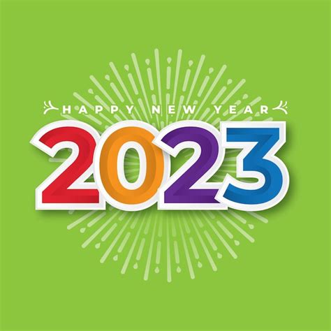 Felice anno nuovo 2023 modello quadrato con numero appeso 3d concetto di saluto per la ...