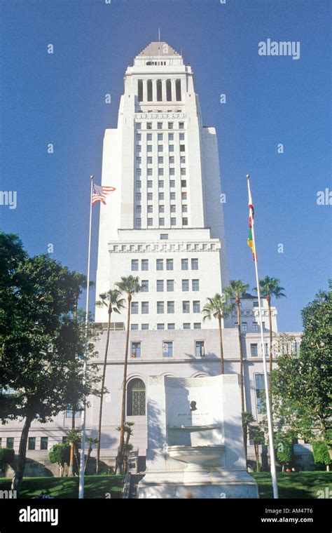 The Mayor s office at City Hall in the city of Los Angeles California ...