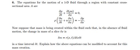 fluid dynamics - Continuity equation including mass generated - Mathematics Stack Exchange