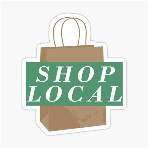 Support Local Business Stickers | Redbubble