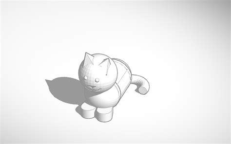 3D design cat - Tinkercad