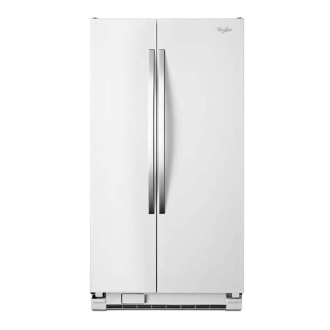 Shop Whirlpool 24.9-cu ft Side-by-Side Refrigerator (White Ice) at Lowes.com