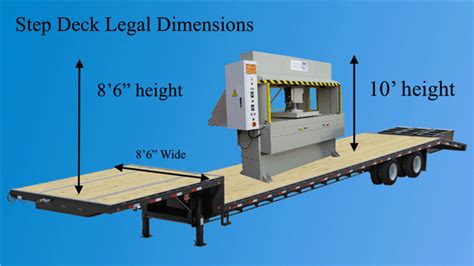 Step Deck Trailer Dimensions - Heavy Haul Trucking