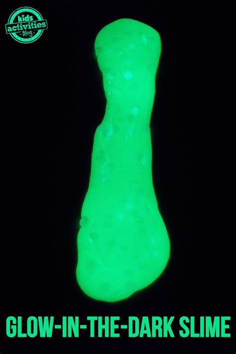 How to Make Glow-in-the-Dark Slime Kids Activities Blog