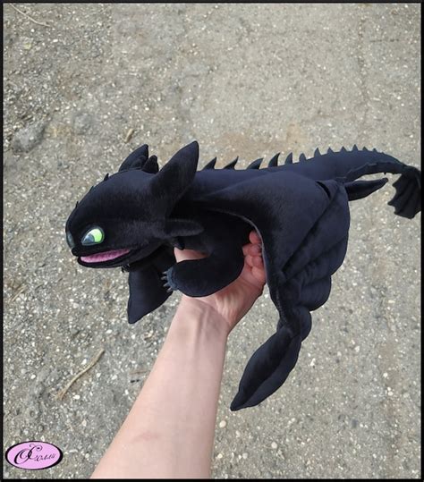 Plush Night Fury Toothless dragon Toothless plush toy | Etsy