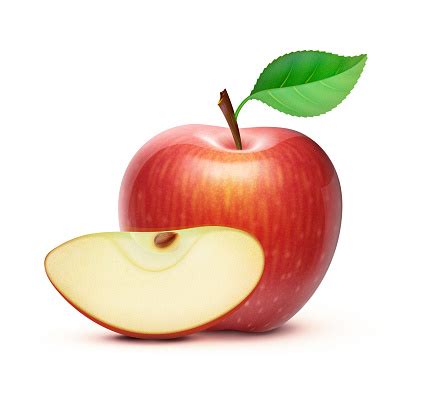 Red Apple Stock Illustration - Download Image Now - iStock