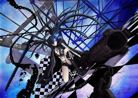 Black Rock Shooter, original, black star shooter, fantasy, anime, anime girl, HD wallpaper | Peakpx