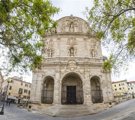 San Nicola Cathedral Duomo in Sassari, Italy Stock Image - Image of religion, dramatic: 84500135