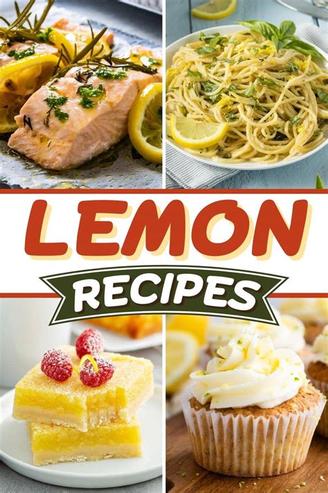 30 Best Lemon Recipes From Sweet to Savory - Insanely Good