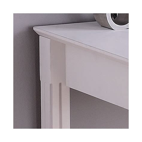 Deluxe Solid Wood Desk in White - DW48D30WH