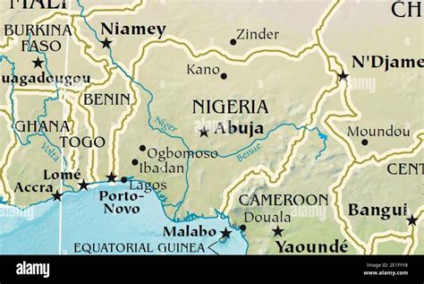 Location of Ogbomosho Stock Photo - Alamy